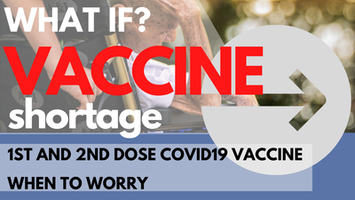 Shortage of COVID-19 vaccine. What will happen to a second dose.